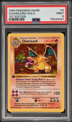 Charizard 004/102 Base Set (Shadowless) Holo for sale online - Image 1