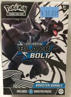 Pokemon Scarlet & Violet Black Bolt **New & Sealed** Booster Bundle Box - Image 1