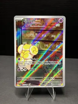 Pokemon TCG Fidough 213/198 Scarlet & Violet Base Illustration Rare Full Art NM - Image 1