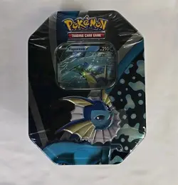Pokemon TCG Eevee Evolutions Tin 2021 [ Vaporeon V ] NEW 820650809057 - Image 2