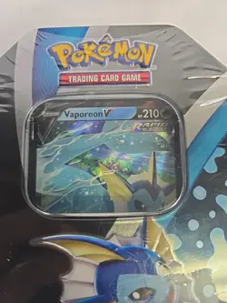 Pokemon TCG Eevee Evolutions Tin 2021 [ Vaporeon V ] NEW 820650809057 - Image 3
