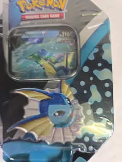 Pokemon TCG Eevee Evolutions Tin 2021 [ Vaporeon V ] NEW 820650809057 - Image 5