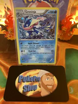 2016 Pokemon XY Black Star Promo Greninja XY162 - LP #11 - Image 1