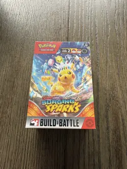 Pokemon Scarlet and Violet Surging Sparks Build and Battle Box [SV08] Sealed - Image 1
