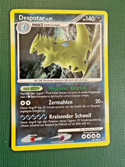 POKEMON 2009 - DESPOTAR LV 61 - STURMTIEF - HOLO RARE - DEUTSCH - EXCELLENT - Image 1