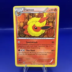 Pokemon TCG Black and White Promo Flareon BW88 Holo Black Star - Image 1