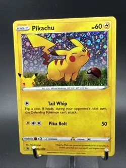 Pokemon General Mills Pikachu Holo Black Star Promo 25th Anniversary SWSH039 - Image 1