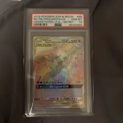 Pokemon 2019 Sun & Moon Hidden Fates Moltres Zapdos Articuno GX#69 PSA 10 Beauty - Image 1