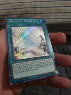 Yugioh Dragonic Diagram Secret Rare 1st Edition MP18-EN015 Free Shipping - Image 2