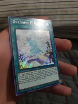 Yugioh Dragonic Diagram Secret Rare 1st Edition MP18-EN015 Free Shipping - Image 3