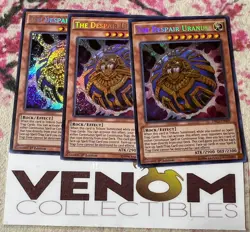 3x (M/NM) - The Despair Uranus - DRL3-EN009 - Secret Rare - 1st Edition YuGiOh - Image 1
