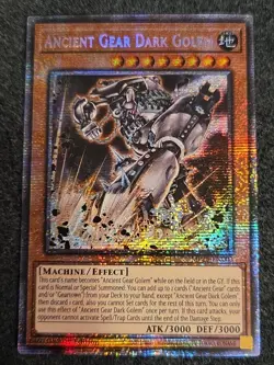 x1 Ancient Gear Dark Golem - MP25-EN003 - Starlight Rare - 1st Edition Yu-Gi-Oh! - Image 1
