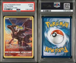 Pokemon TCG Zekrom Holo Ultra Rare Card TG05/TG30 Brilliant Stars ,PSA 9 - Image 2