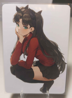 Rin Tohsaka Fate Stay Night Anime Waifu Card Doujin ACG Goddess - Image 1