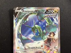 Rayquaza V Evolving Skies 194/203 Holo Ultra Rare Card Alt Art Pokemon Near Mint - Image 3