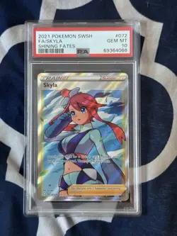 Pokemon 2021 SWSH FA/Skyla Shining Fates Card #072 PSA 10 - Image 1