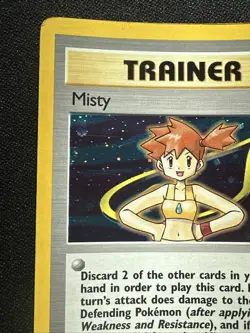 Misty 18/132 - Gym Heroes - Holo Rare Trainer Pokemon Card - English - Image 2