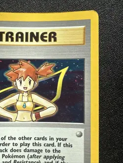 Misty 18/132 - Gym Heroes - Holo Rare Trainer Pokemon Card - English - Image 3
