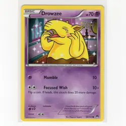 Pokemon TCG Drowzee 50/122 XY BREAKpoint Regular Common Card EN-LP 2016 - Image 1