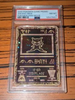 Ancient Mew PSA 8 - Pokemon TCG Card 2000 *GALAXY SWIRL* - Image 1
