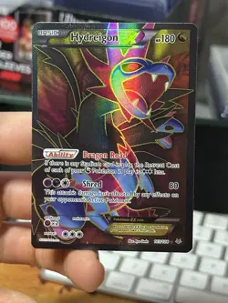 #5 Hydreigon EX 103/108 XY Roaring Skies 2015 Full Art Holo Pokemon Card TCG - Image 3