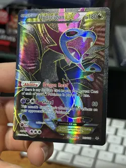 #5 Hydreigon EX 103/108 XY Roaring Skies 2015 Full Art Holo Pokemon Card TCG - Image 4