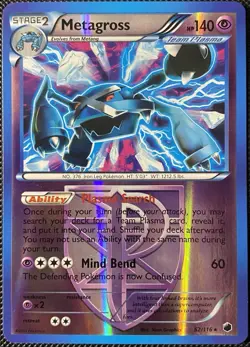 Metagross (Team Plasma) 52/116 Plasma Freeze Reverse Holo - Pokemon Card - Image 1