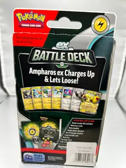 Pokemon Cards (ex Battle Deck) sealed- "AMPHAROS ex" - Image 2