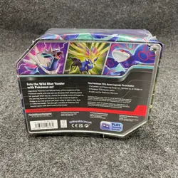 POKEMON Trading Card Game Dialga Ex Azure Legends Tin, Sealed, Dented, Wear - Image 5