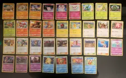 34 x Pokemon Card Bundle (Hidden Fates Set, NM) - Image 1
