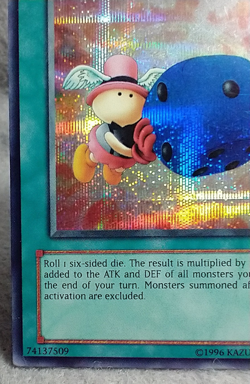 Yugioh Graceful Dice EDS-002 Rare Holo Card #D4J - Image 3