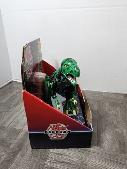 New TROX - Bakugan DELUXE FIGURE Articulated BATTLE PLANET Big FOIL TRADING CARD - Image 4