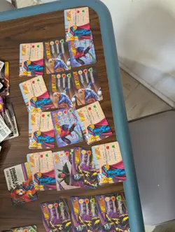 VINTAGE COMIC Book Game Marvel Overpower 1300 CARDS 90 IQ CARDS Powersurge IQ - Image 4