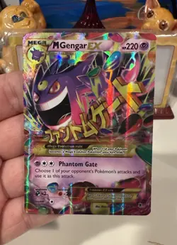Pokemon - 4 Card Vintage MEGA EX Lot - M Lucario / M Gengar Secret Rares & More - Image 5