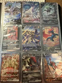 Pokemon Card Collection Binder Rare 90 Cards - Image 1