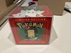 1999 Pokemon 23k Gold Plated Togepi Trading Card Sealed NIB - Image 1