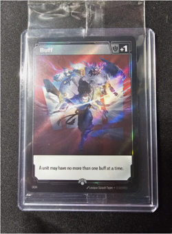 Riftbound Fist Bump Buff Double Sided Promo Card - Image 1