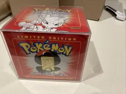 1999 Pokemon 23k Gold Plated Mewtwo Trading Card Sealed NIB - Image 1