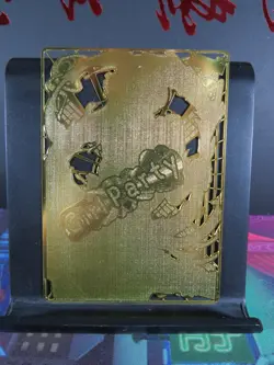 Rem Re:Zero Gold Metal Collectible Card NM Anime Goddess Waifu Doujin Sexy - Image 3