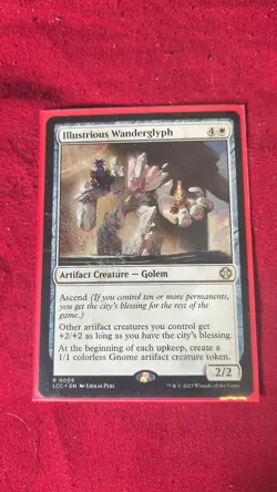 MTG Illustrious Wanderglyph - Commander: The Lost Caverns of Ixalan (LCC) - Image 1