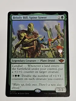 Bristly Bill, Spine Sower Promo Pack: Outlaws of Thunder Junction Foil MTG - Image 1