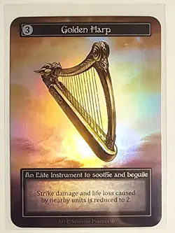 Sorcery Contested Realm: Arthurian Legends - Golden Harp - Foil - Image 1