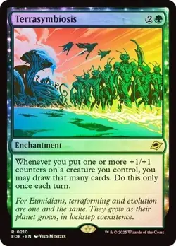 Terrasymbiosis #210 (Foil) (NM) Edge of Eternities EOE Magic MTG - Image 1