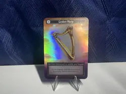 Sorcery: Contested Realm - Golden Harp FOIL - NM - Elite - Arthurian Legends - Image 1