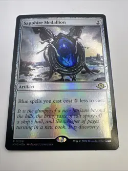 [1x] Sapphire Medallion - Foil Near Mint, English Commander Masters MTG Magic - Image 1