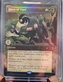 Force of Vigor Avatar: The Last Airbender Secret Lair MTG Rainbow Foil Near Mint - Image 3