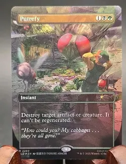 Putrefy Avatar: The Last Airbender Secret Lair MTG Rainbow Foil Near Mint - Image 1