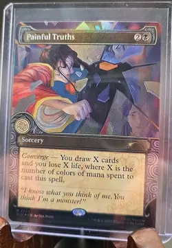 Painful Truths Avatar: The Last Airbender Secret Lair MTG Rainbow Foil Near Mint - Image 3