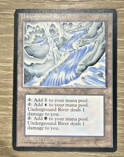 Underground River LP MTG Ice Age Magic: The Gathering - Image 1