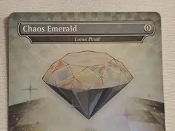 Chaos Emerald (7037) White Foil - Lotus Petal - Sonic Secret Lair - Magic MTG NM - Image 4